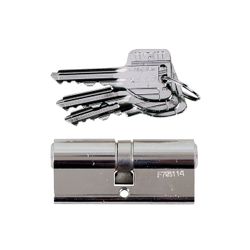 L&b Mcm Euro Profile Cylinderinder Nickel Blister 70mm