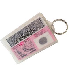 L&b Key Accessories Licence Card Holder With 25mm Keyring