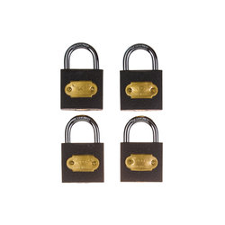 L&b Padlock Double Link Keyed Alike Iron Quad 32mm