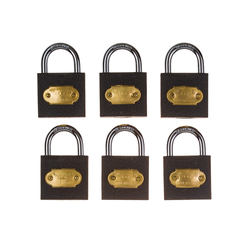 L&b Padlock Double Link Keyed Alike Iron Six 32mm