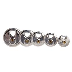 L&b Padlock Discus Stainless Steel 80mm
