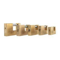 L&b Padlock Insurance Brass 80mm