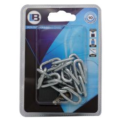L&b Padlock With Chain 4mmx500mm Iron 25mm