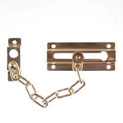 L&b Ironmongery Door Chain Brass