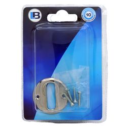 L&b Ironmongery Escutcheon Euro Profile Chrome Plated