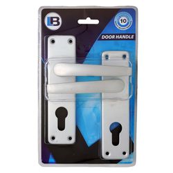 L&b Handle Mortise Cylinderinder Aluminium Blister