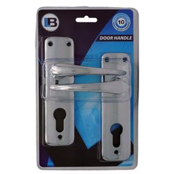 L&b Handle Mortise Sovereign Cylinderinder Chrome Plated Blister