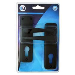 L&b Handle Mortise Sovereign Cylinderinder Black Blister