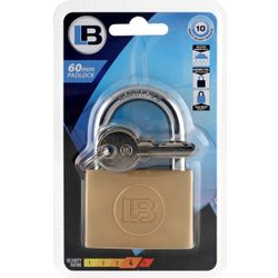 L&b Padlock Standard Brass 60mm