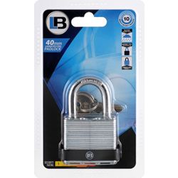 L&b Padlock Laminated Steel 40mm