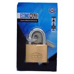 L&b Padlock Economax Standard Brass 32mm