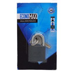 L&b Padlock Economax Standard Iron 20mm