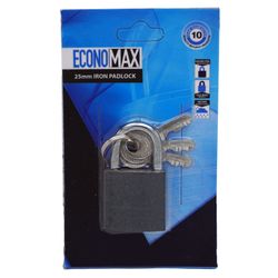 L&b Padlock Economax Standard Iron 25mm