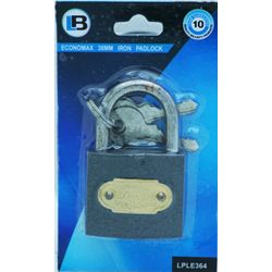 L&b Padlock Economax Standard Iron 38mm