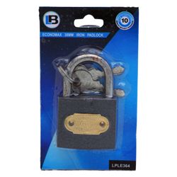 L&b Padlock Economax Standard Iron 38mm