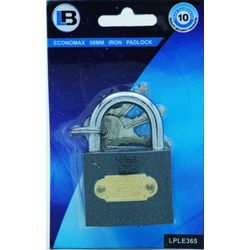 L&b Padlock Economax Standard Iron 50mm