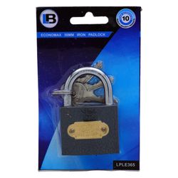 L&b Padlock Economax Standard Iron 50mm