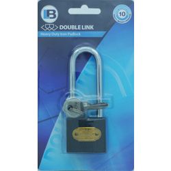 L&b Padlock Double Link Long Shackle Iron 38mm