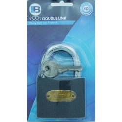 L&b Padlock Double Link Standard Iron 63mm