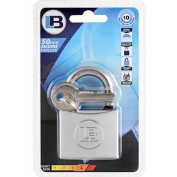 L&b Padlock Marine Brass 50mm