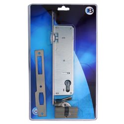L&b Lock Roller Bolt And Deadlock Nickel 40mm