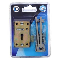 L&b Ironmongery Cupboard Lock S35 3 Lever Blister