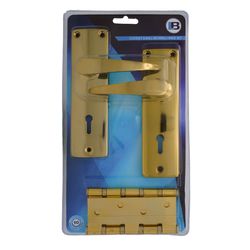 L&b Lockset Mortise Aztec 3 Lever W/ball Bearing Hinge Sabs