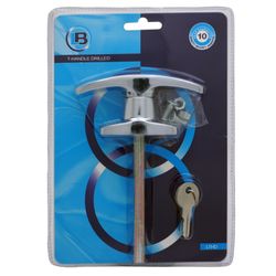 L&b Lock Garage T Handle Drilled