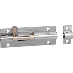 Barrel Bolt Chrome Plated Straight 50mm (1)