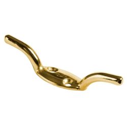 Cleat Hook Brass Plated (1)