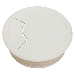 Cable Outlet Plastic White (1)