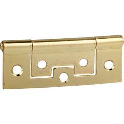 Flush Hinge Brass Plated 50mm (2)