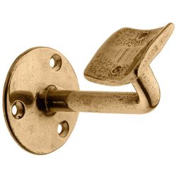 Hand Rail Bracket Brass Cranked (1)