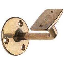 Hand Rail Bracket Chrome Flat Cranked (1)