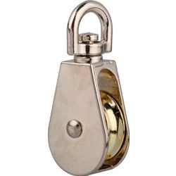 Pulley Swivel Single Nickle Plated 38mm (1)