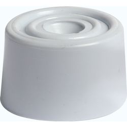 Rubber Door Stopper White (1)