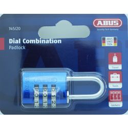 L&b Padlock Abus 20mm Comb Reset Blue Bliste