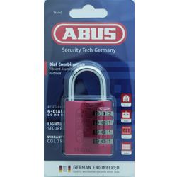 L&b Padlock Abus 40mm Comb Reset Red Blister