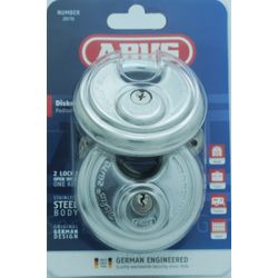 L&b Padlock Abus Diskus 28/70 Twin Pack Keyed Alike
