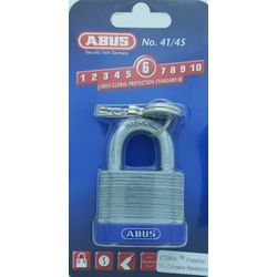 L&b Padlock Abus 49mm Laminated Steel Bliste