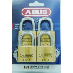 L&b Padlock Abus 40mm 4 Pack Keyed Alike Blister