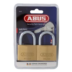 L&b Padlock Abus 50mm 2 Pack Keyed Alike Blister