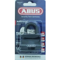 L&b Padlock Abus 45mm Brass Weather Sealed B