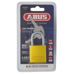L&b Padlock Abus 40mm Nano Protect Yellow Bl