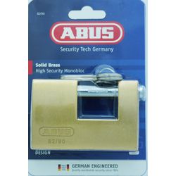 L&b Padlock Abus 90mm Insurance Single Blist