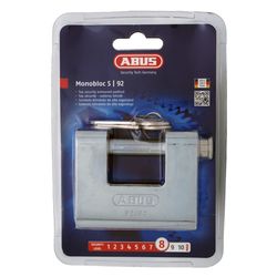 L&b Padlock Abus 80mm Insurance Armour Blist