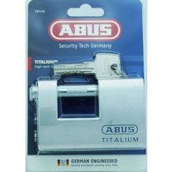 L&b Padlock Abus 90mm Insurance Titalium Sin