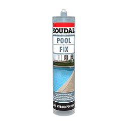 Sealant Poolfix Trans Blue Polymer Hybrid 290ml SOUDAL