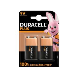 Battery DURACELL Plus 9v Rectangular 2's Dur109