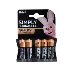 Battery DURACELL Basic Aa 5s Duro125000